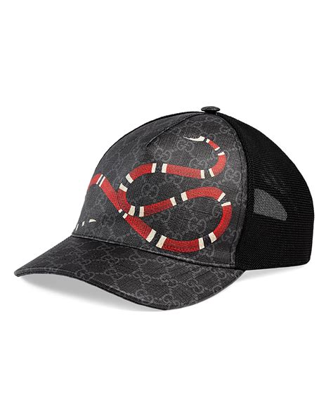 gucci hat men snake|Gucci snake print hat.